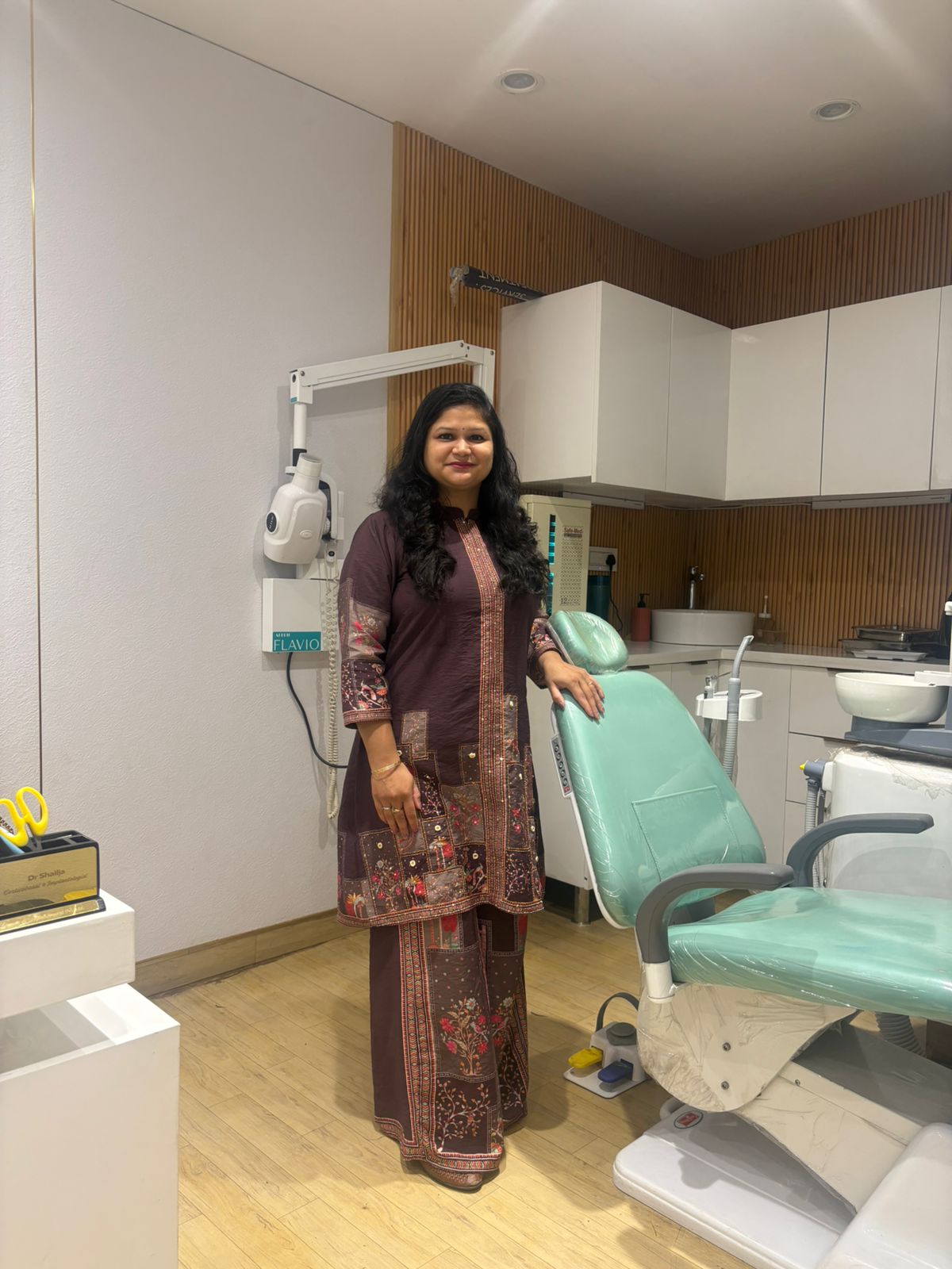 Dr. Shailza Bhardwaj at her clinic in Ambala